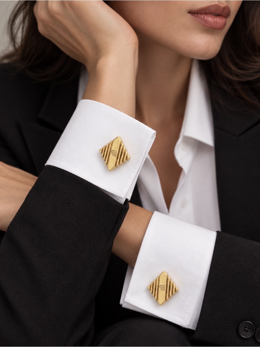 Christian Dior Logo Cufflinks